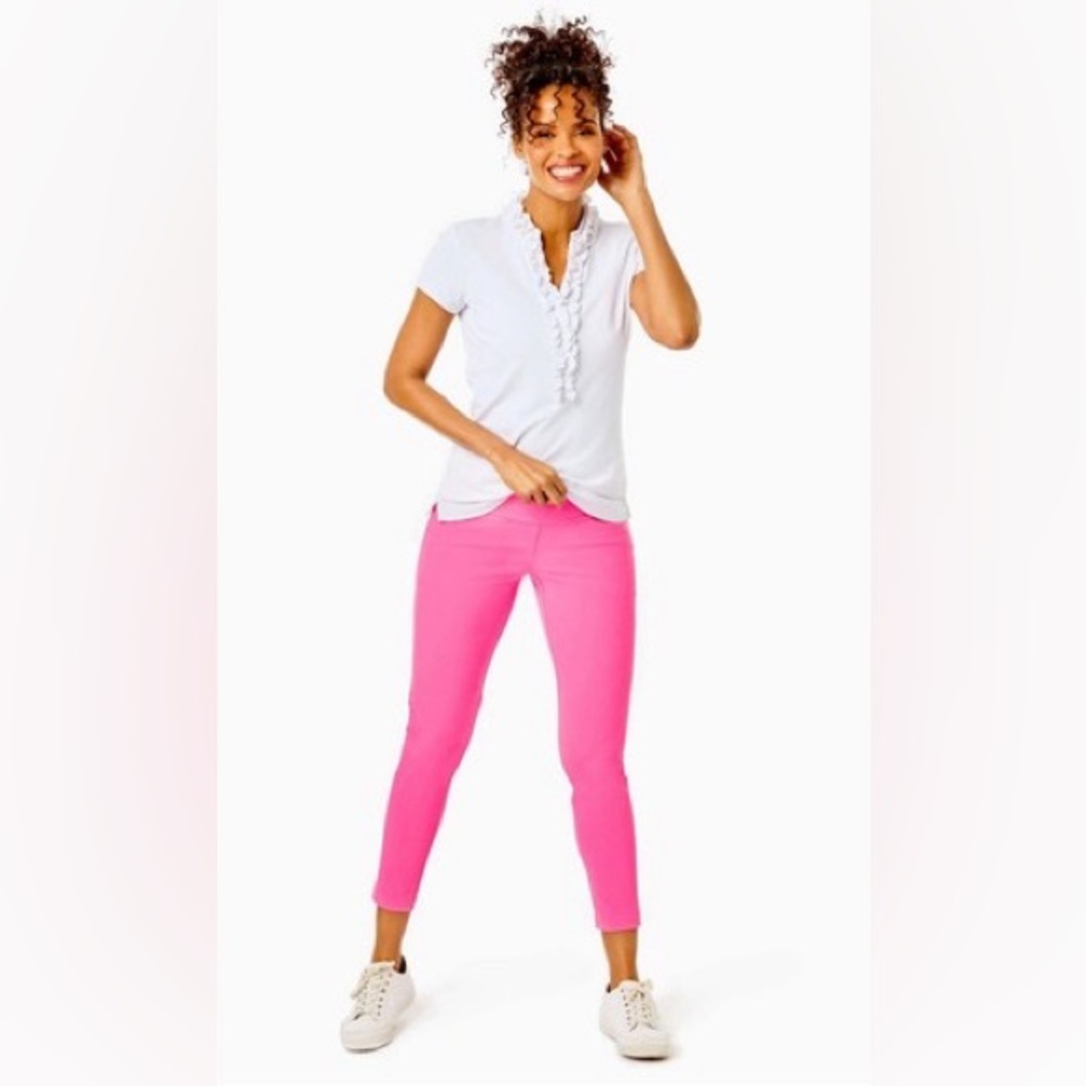 Lilly Pulitzer Luxletic Corso Pants Aura Pink NWOT